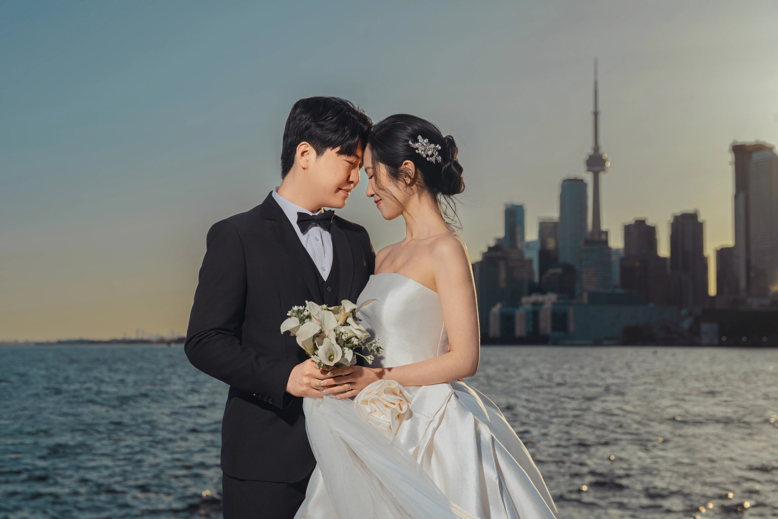 Orchid's pre-wedding session at Harbourfront, Toronto